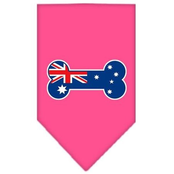 Unconditional Love Bone Flag Australian  Screen Print Bandana Bright Pink Small UN797459